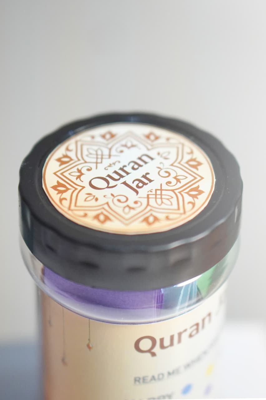 Quran Jar - Verses to guide your heart.