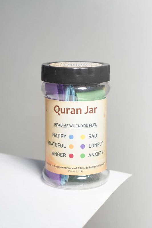 Quran Jar - Verses to guide your heart.